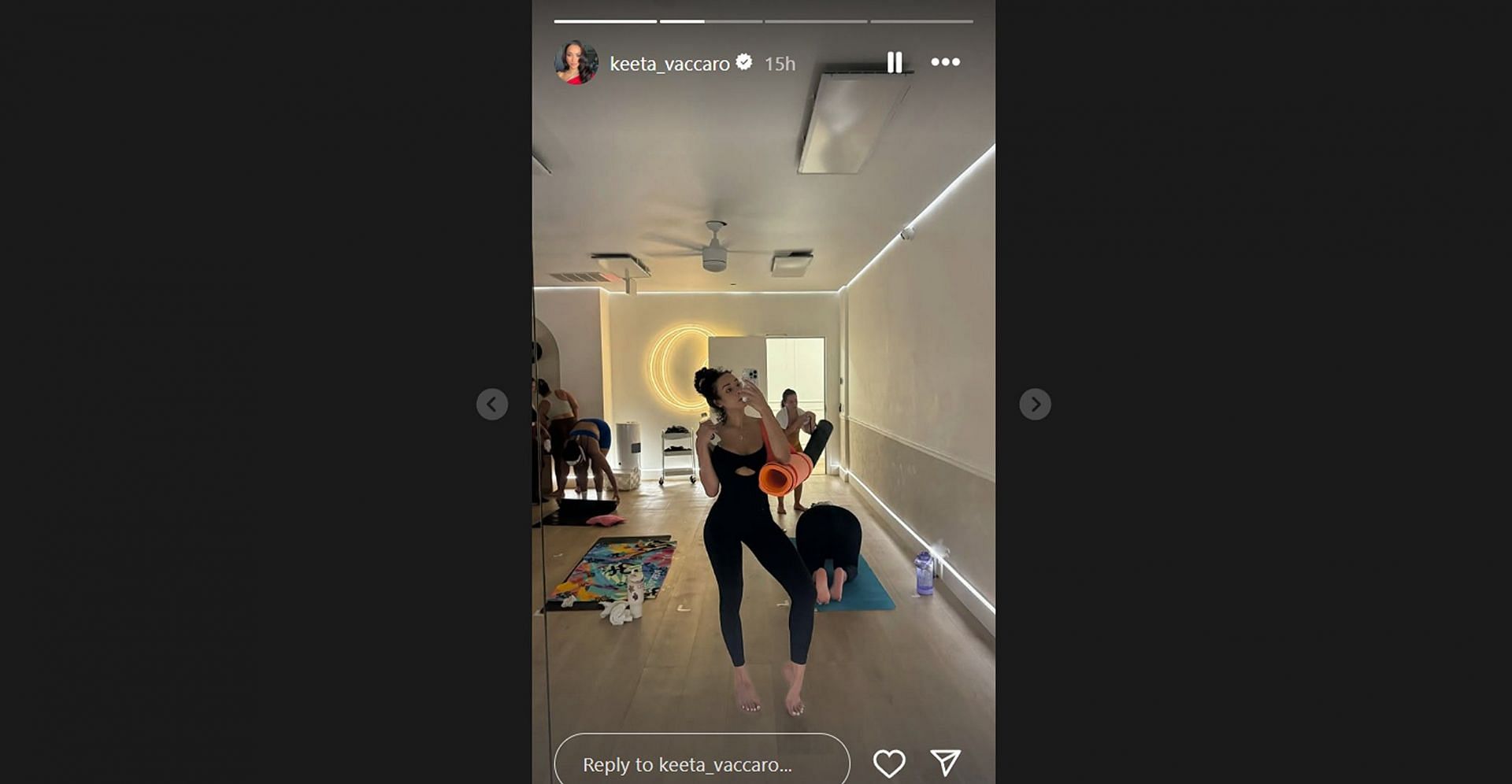 Still from Tyreek Hill's wife Keeta Vaccaro/@keeta_vaccaro